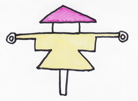 今日一番目が釘付けになったのが、木賊のシテが後半に身につけた装束の柄です！能でこんなポップな柄あってもいいの！？と思ってしまいましたが、解説を読むと「子方用の美麗な掛素袍」とありました。なるほど！可愛いな(*´▽`*)